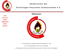 Tablet Screenshot of foerderverein.feuerwehr-schwarzenbek.de